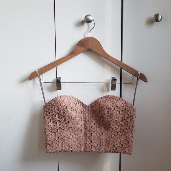 Tibi Tube Top Silk Lace - Picture 3 of 6